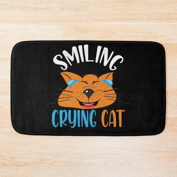 Item preview, Smiling Crying Cat Meme Funny crying cat meme  designed and sold by Shirtcutestore  ⭐⭐⭐⭐⭐.