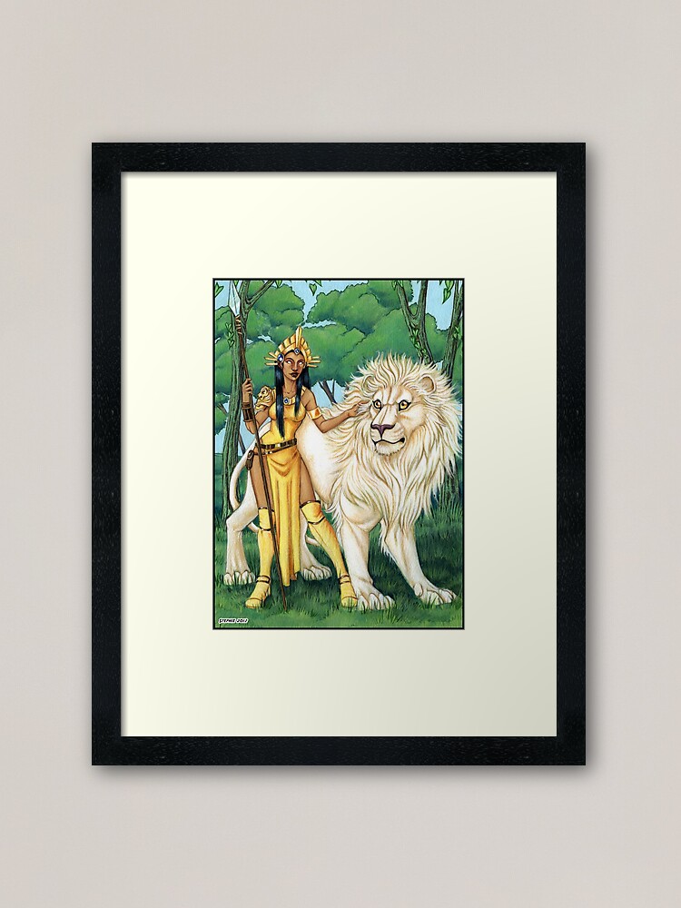 Framed Art Print, Warriors of the Forest designed and sold by cybercat