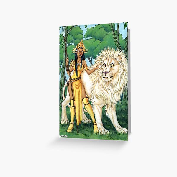 Warriors of the Forest Greeting Card