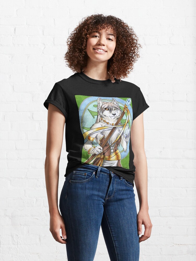 Alternate view of Zorra the White Werewolf Classic T-Shirt