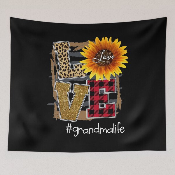 Item preview, Womens Womens Love Grandmalife Sunflower Leopard designed and sold by SARAHKUHNS.