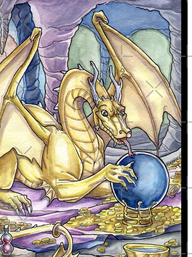 Golden Dragon Iphone Case by cybercat