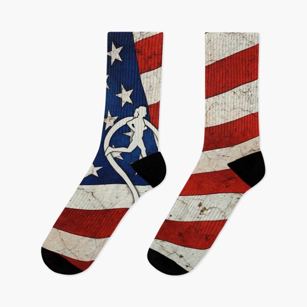 Item preview, Full American Flag Heart Jogging designed and sold by SweetTea4U.