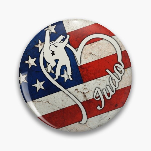 Item preview, Full American Flag Heart Judo designed and sold by SweetTea4U.