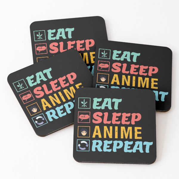 Item preview, Eat Sleep Anime Repeat designed and sold by amishacreates.