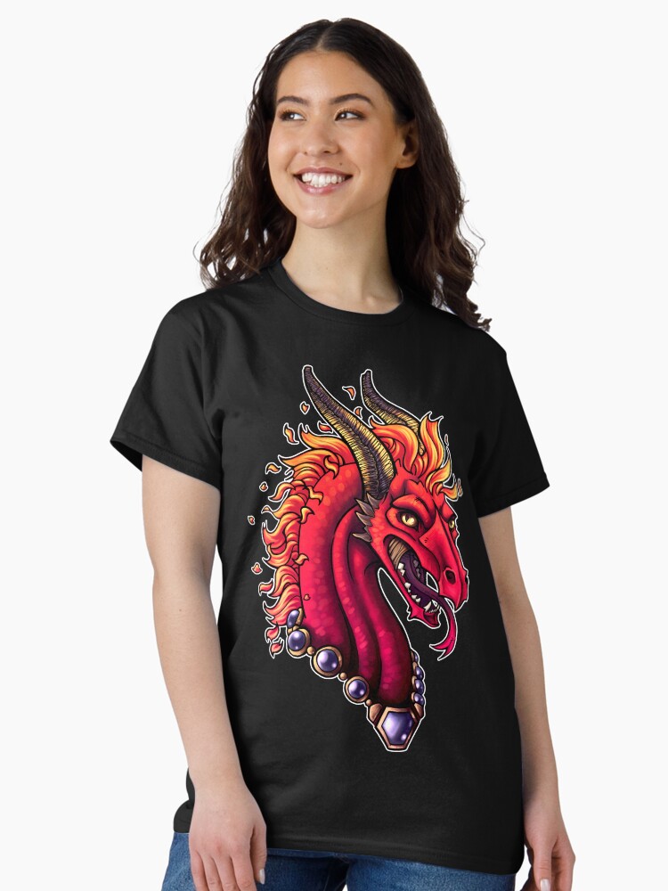Thumbnail 2 of 7, Classic T-Shirt, DragonFire designed and sold by cybercat.