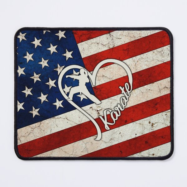 Item preview,  Full American Flag Heart Karate designed and sold by SweetTea4U.
