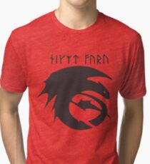 Strike Class Dragon Symbol How to Train Your Dragon HTTYD Tri-blend T-Shirt