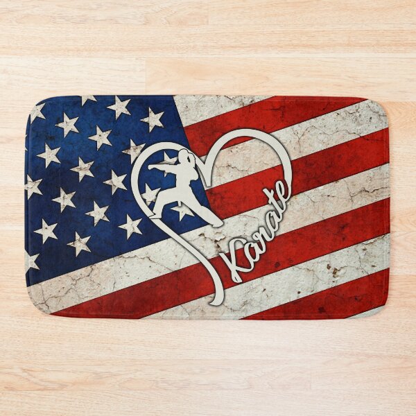 Item preview,  Full American Flag Heart Karate designed and sold by SweetTea4U.