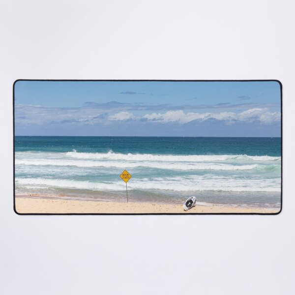 Item preview, Manly Beach and Beach Closed Sign Sydney designed and sold by Martin Berry Photography.