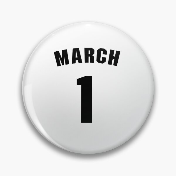 Item preview, Date of birth  1 March birthday gift sport design designed and sold by Panya-Design.
