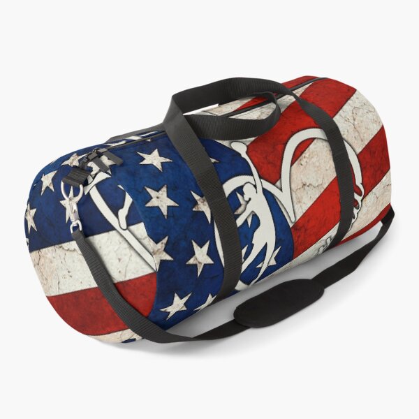 Item preview, Full American Flag Heart Netball designed and sold by SweetTea4U.