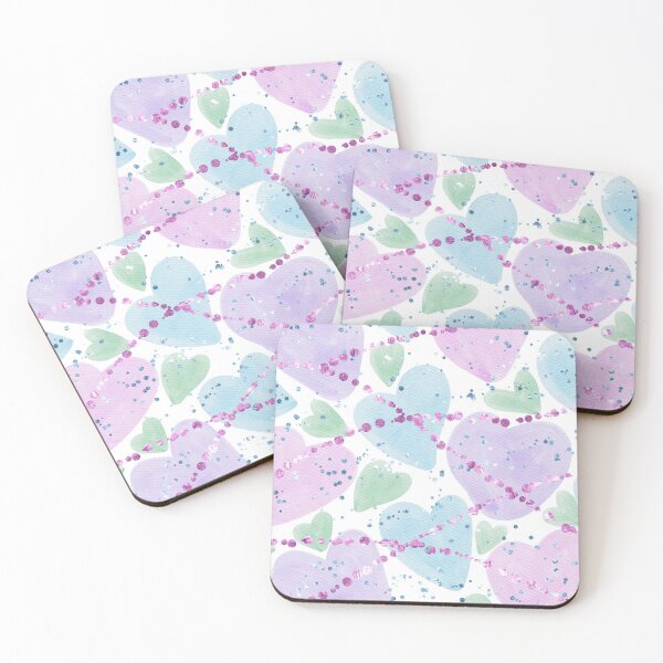 Item preview, Watercolor paternal hearts designed and sold by Astralia.