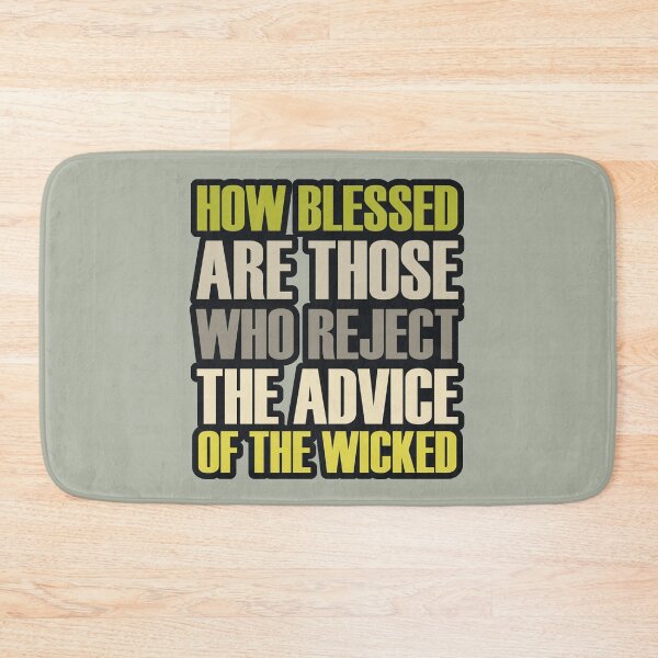 Item preview, How Blessed Are Those Who Reject The Advice Of The Wicked - Psalm Green designed and sold by Chubuter.