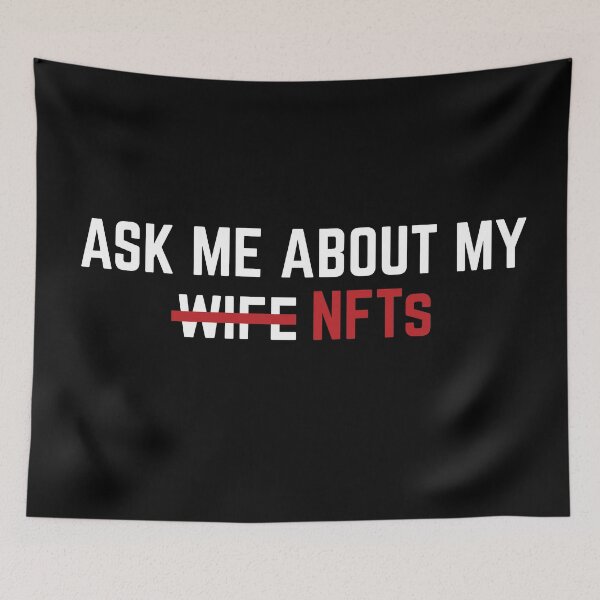 Item preview, Ask Me About My NFTS funny crypto cryptocurrency nft non-fungible token designed and sold by cruzzcreation.