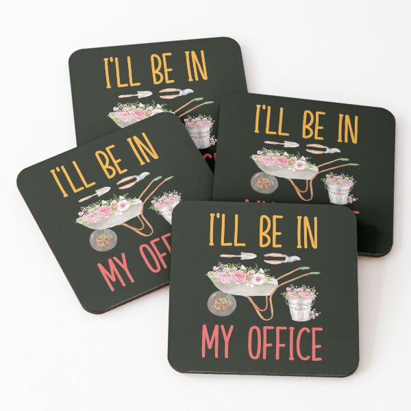 Item preview, I'll Be In My Office Garden Quote designed and sold by NatureGlow.