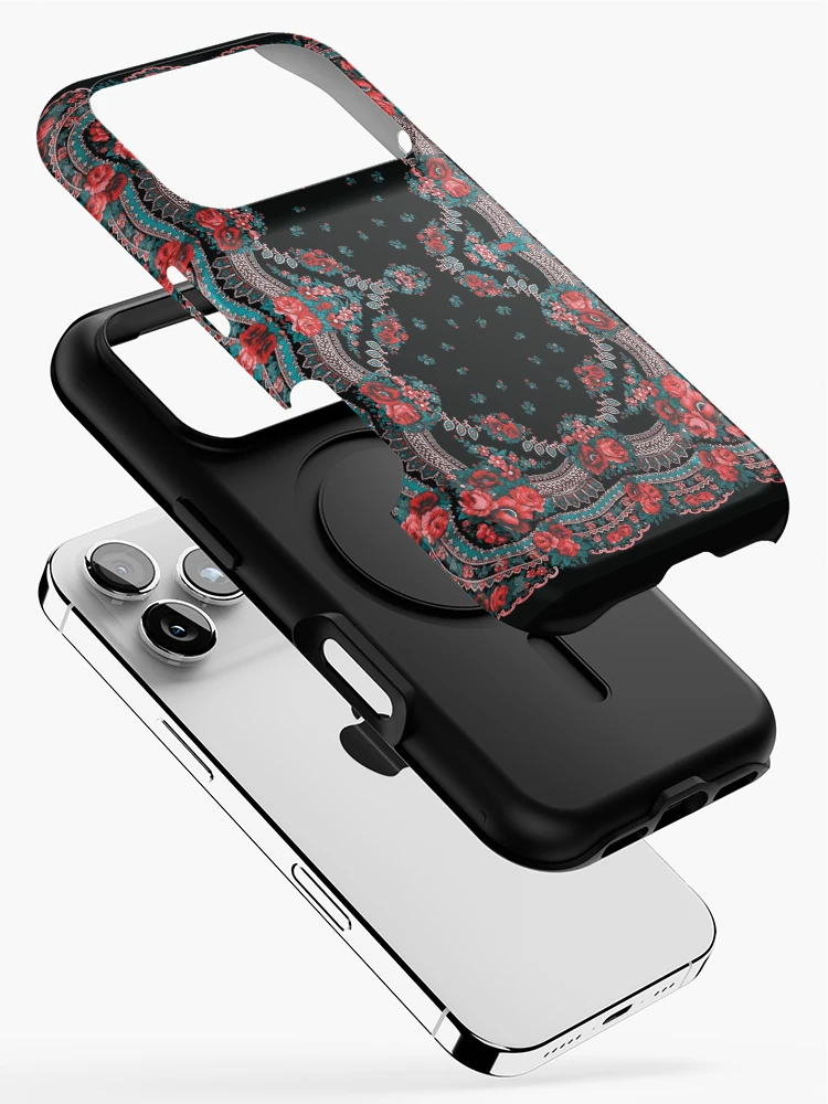 Thumbnail 2 of 4, iPhone Case, Ukrainian Roses pattern designed and sold by patternme.