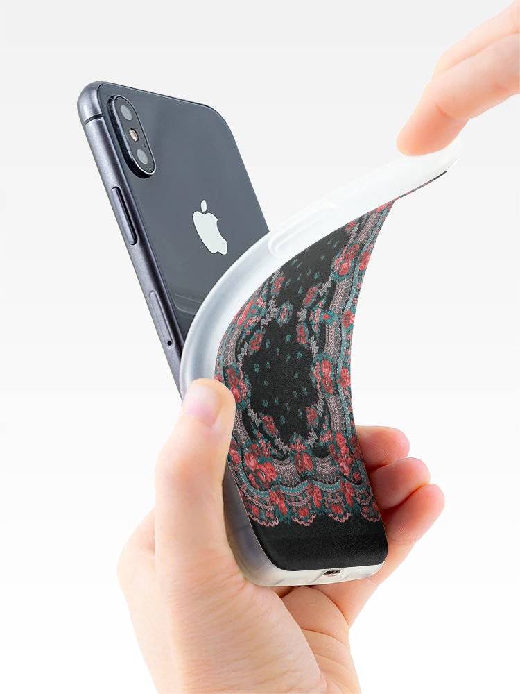 Thumbnail 4 of 5, iPhone Case, Ukrainian Roses pattern designed and sold by patternme.