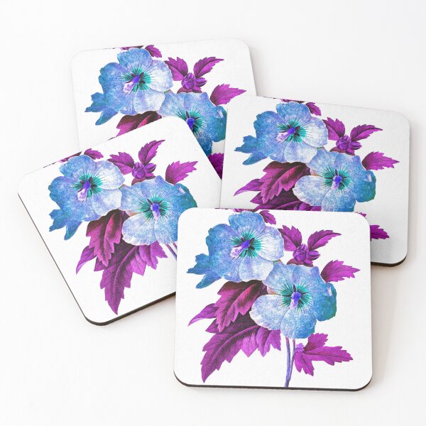 Item preview, Purple Blue Hibiscus designed and sold by adilwahab.