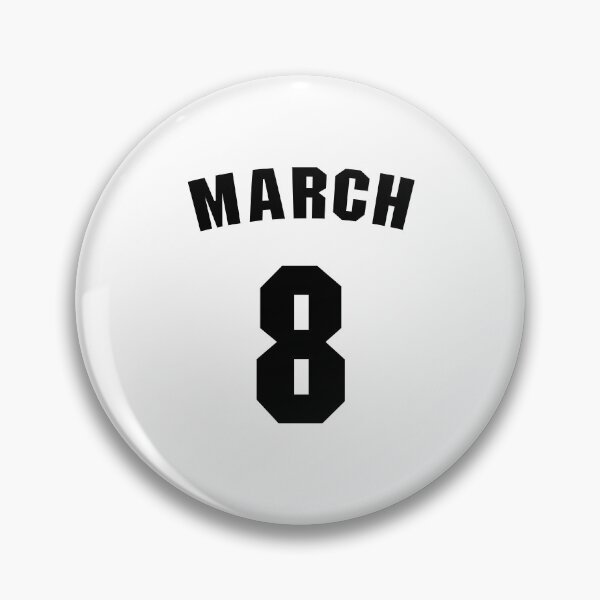 Item preview, Date of birth  8 March birthday gift sport design designed and sold by Panya-Design.