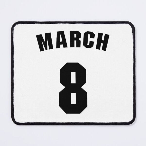 Item preview, Date of birth  8 March birthday gift sport design designed and sold by Panya-Design.