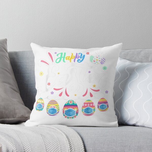 Item preview, Happy Easter Day Colorful Egg Face Mask Hunting Cute Easter T-Shirt designed and sold by VadasTobias.