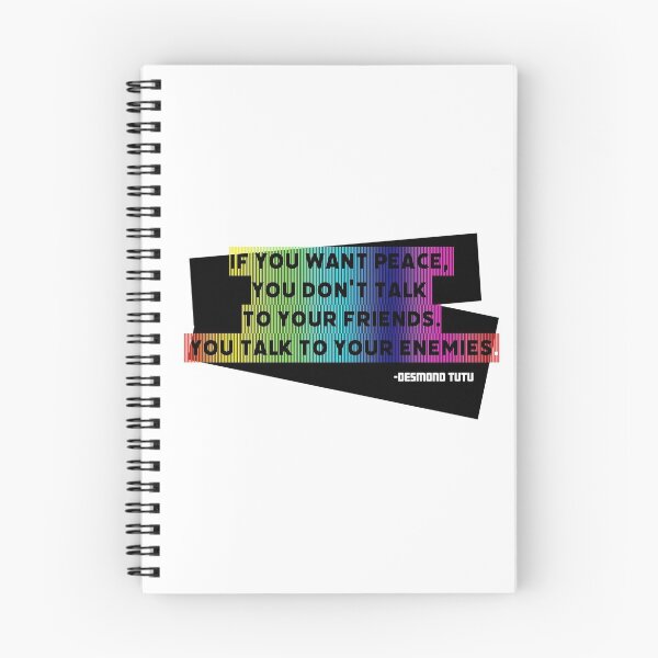 Item preview, If you want peace, you don't talk to your friends. You talk to your enemies. designed and sold by tenfiftytwo.