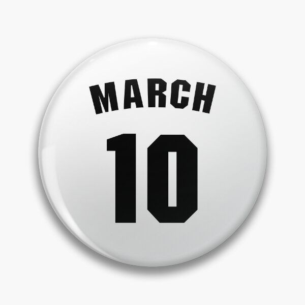 Item preview, Date of birth  10 March birthday gift sport design designed and sold by Panya-Design.