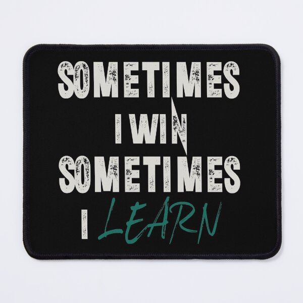 Item preview, I win i learn, simple design designed and sold by Bilel ★★★★★.