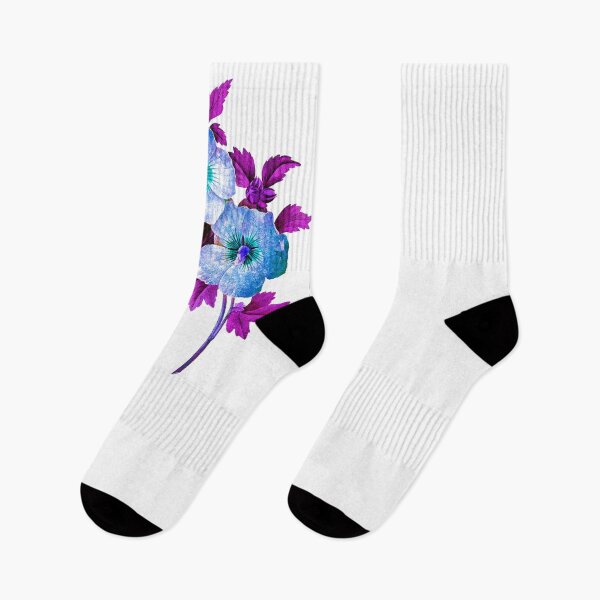 Item preview, Purple Blue Hibiscus designed and sold by adilwahab.