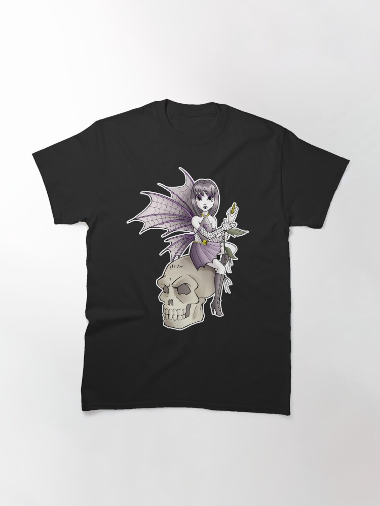 Thumbnail 3 of 7, Classic T-Shirt, Goth Fairy designed and sold by cybercat.
