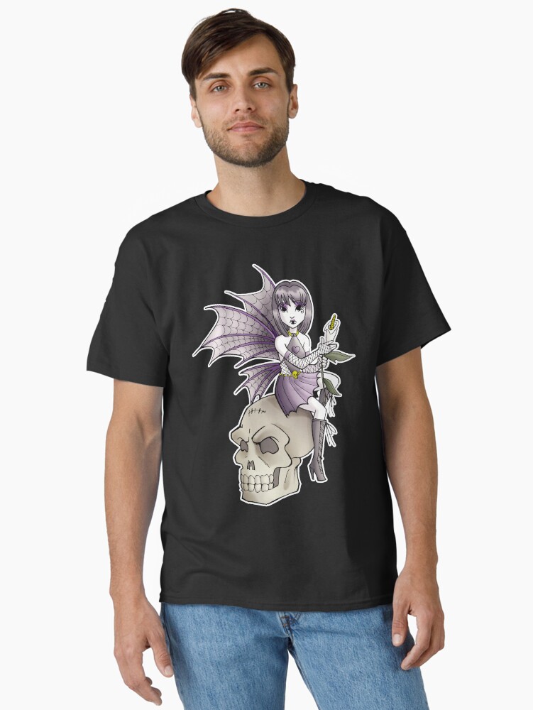 Thumbnail 2 of 7, Classic T-Shirt, Goth Fairy designed and sold by cybercat.