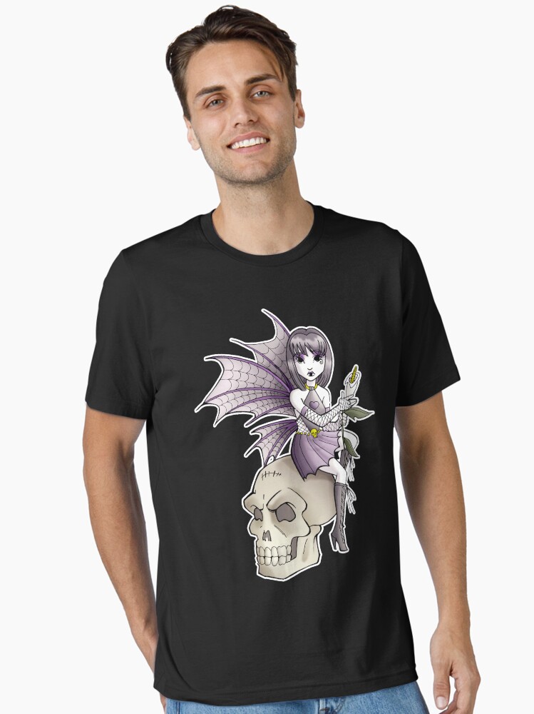 Thumbnail 1 of 7, Essential T-Shirt, Goth Fairy designed and sold by cybercat.