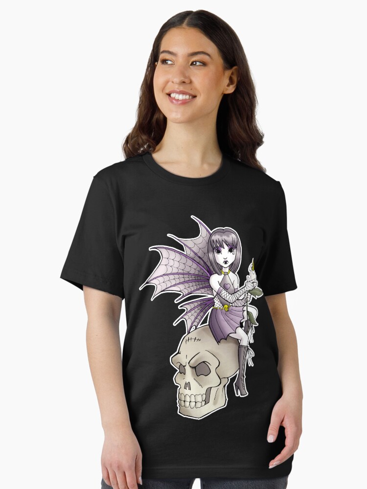Thumbnail 2 of 7, Essential T-Shirt, Goth Fairy designed and sold by cybercat.