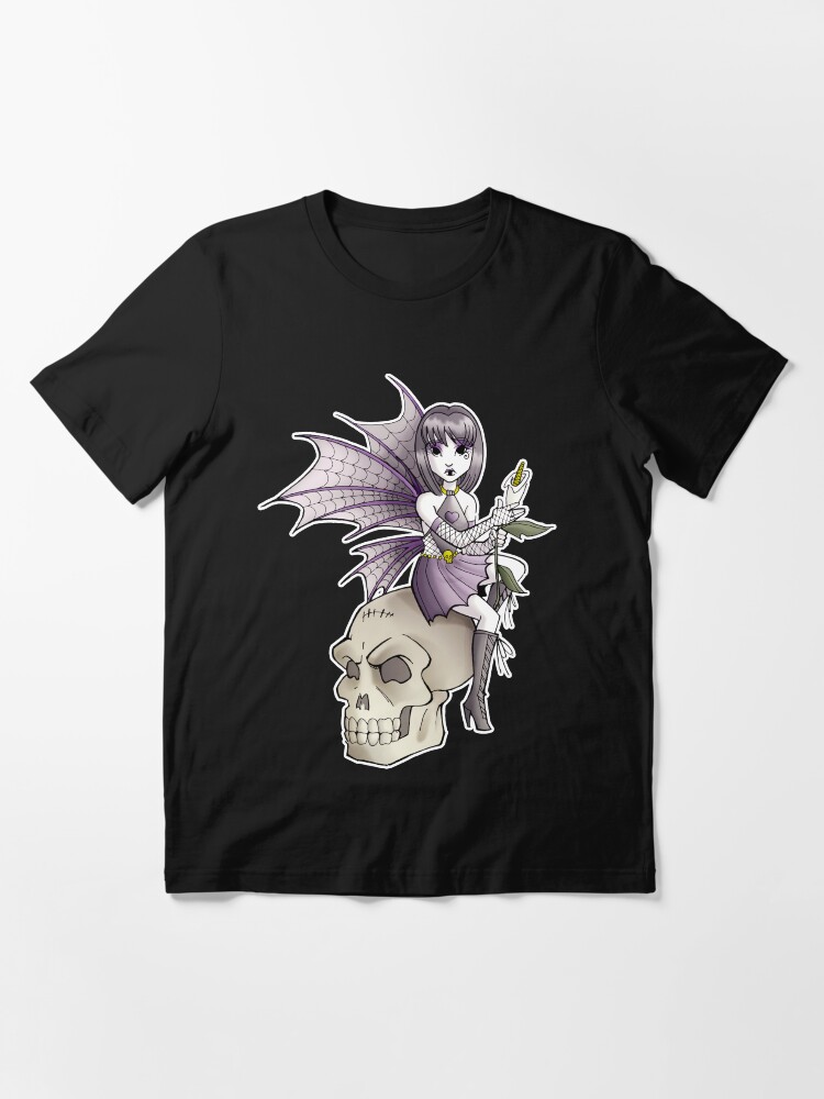 Thumbnail 3 of 7, Essential T-Shirt, Goth Fairy designed and sold by cybercat.