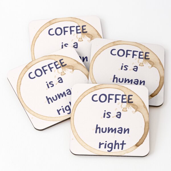 Item preview, Coffee is a human right designed and sold by vyascreations.