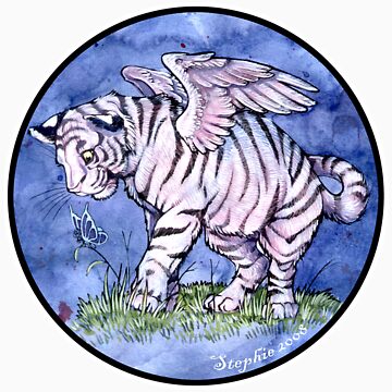 Artwork thumbnail, Winged Tiger Cub Shirt by cybercat
