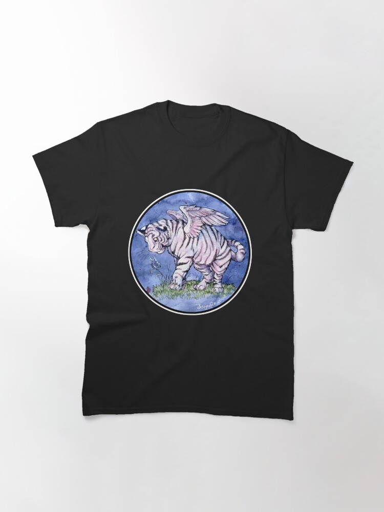 Thumbnail 3 of 7, Classic T-Shirt, Winged Tiger Cub Shirt designed and sold by cybercat.
