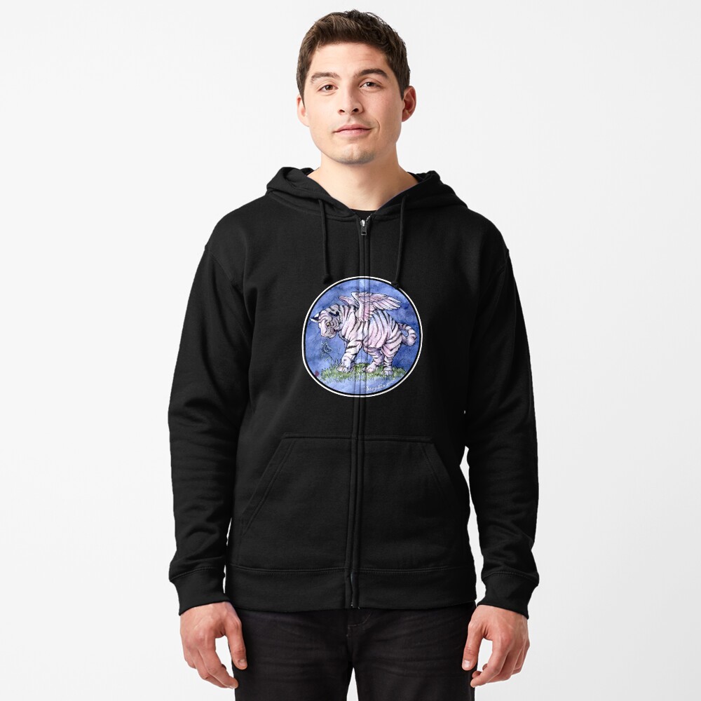 Item preview, Zipped Hoodie designed and sold by cybercat.