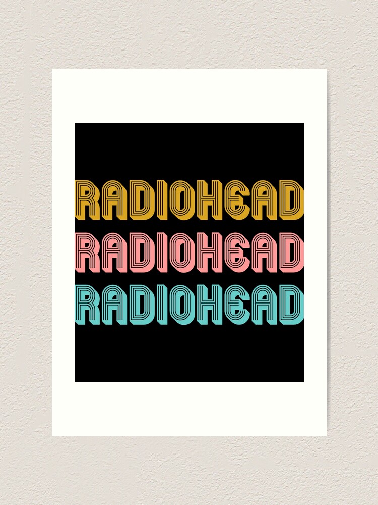 Retro Vintage Classic 80s Typography Style Design Radio 