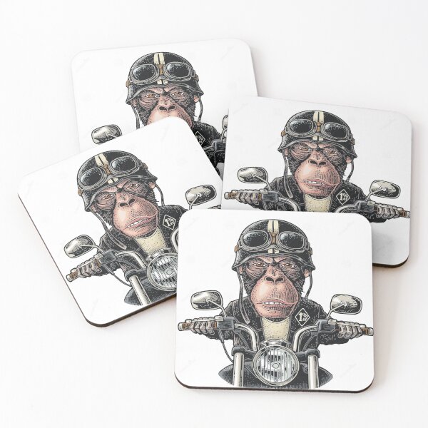 Item preview, Monkey on bike designed and sold by Megazions.