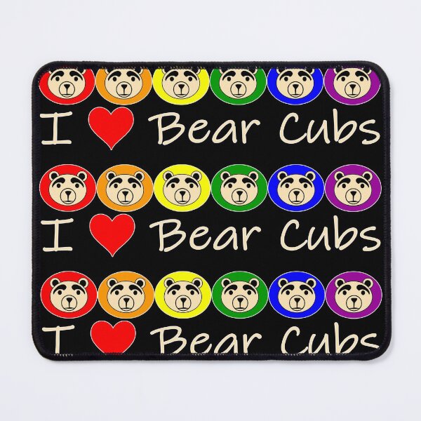 Item preview, I Heart Bear Cubs designed and sold by LthrDaddyBear.