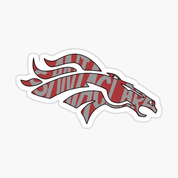 Item preview, Santa Clara Bronco Logo designed and sold by laurengrover.