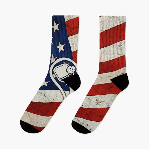 Item preview, Pickleball Love Heart American Flag designed and sold by LittleShop79.