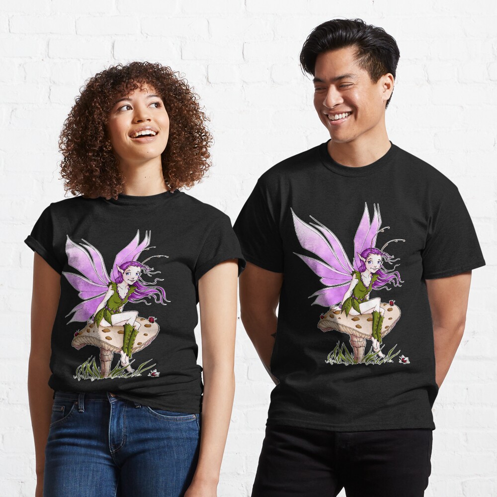 Purple Pixie and Ladybugs Classic T-Shirt