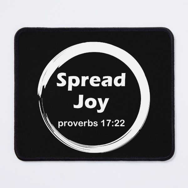 Item preview, Spread Joy Proverbs 17:22 Bible Verse Christian Happy Cheer T-Shirt designed and sold by Uday24.