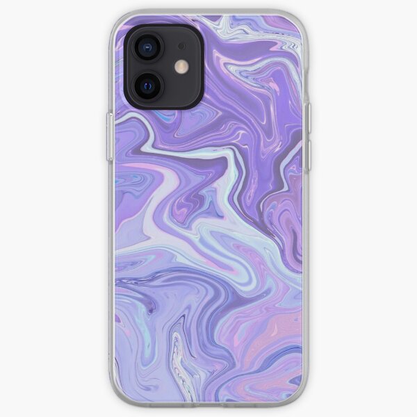 Purple Paint Holographic iPhone Soft Case