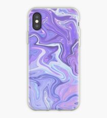 Purple Paint Holographic iPhone Case
