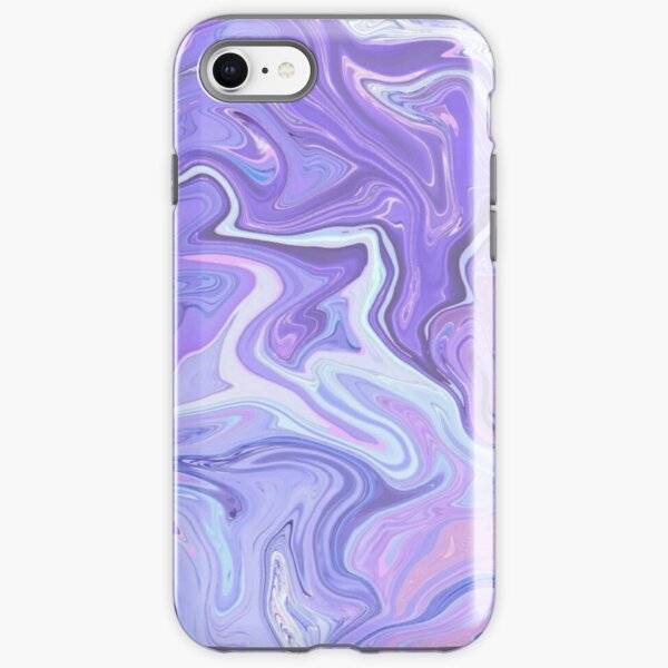 Purple Paint Holographic iPhone Tough Case
