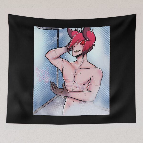 Item preview, Angel Dust Verosika Mayday Retro Alastor Shower Cute Gift designed and sold by Shawnamyacur123.